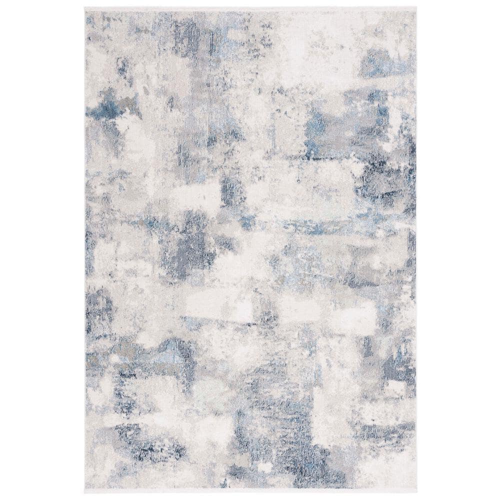 Bayside Blue/Gray 8 ft. x 10 ft. Distressed Watercolor Area Rug price history on PriceWatchPro