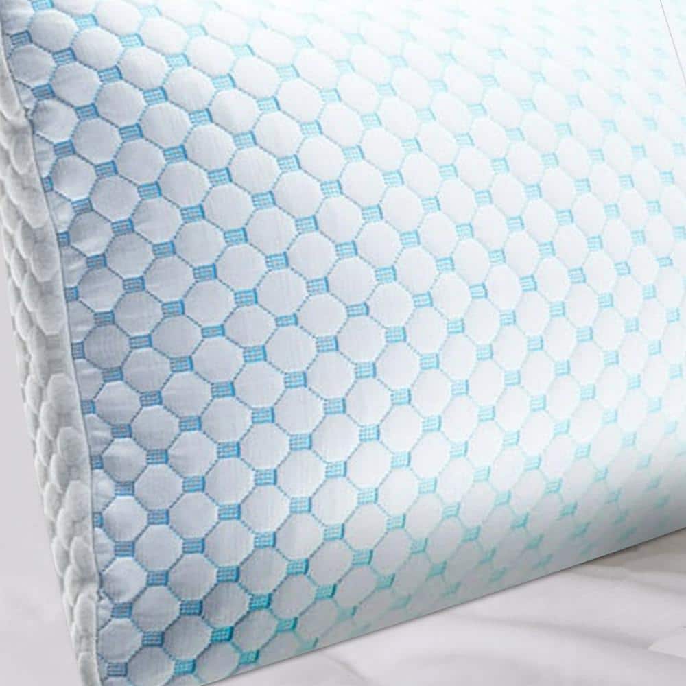 King Size Hypoallergenic Cooling Memory Foam Pillow with Bamboo Microfiber Cover
