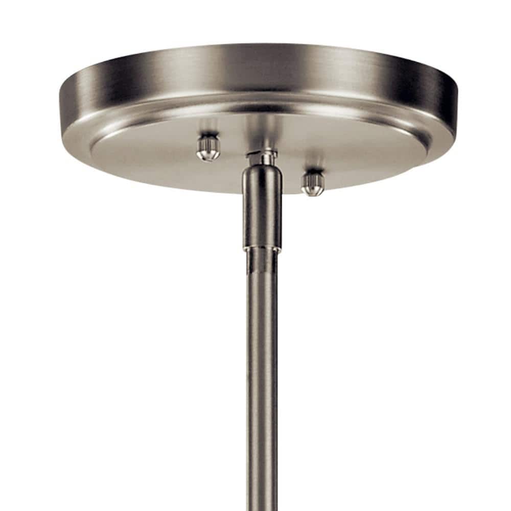 Brushed Nickel 8-Light Modern Sphere Chandelier