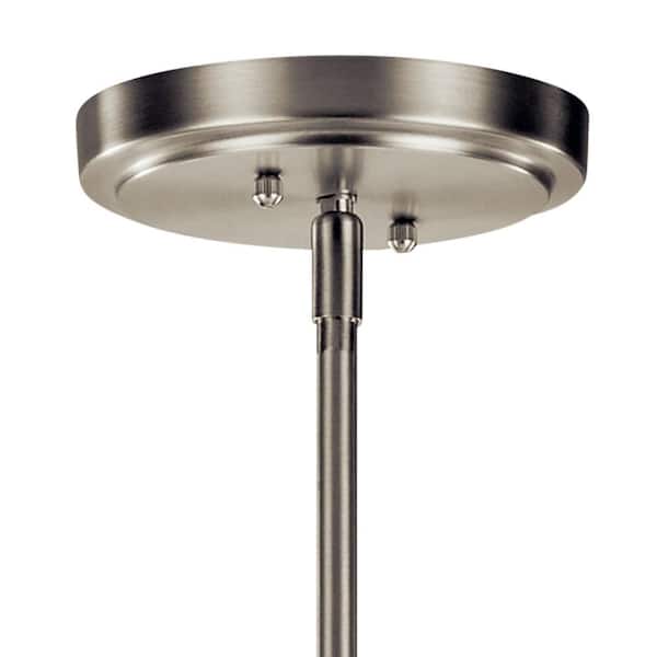 Kichler Winslow 8 Light Brushed Nickel Contemporary Dining Room Oval Chandelier With Clear Seeded Glass Shade 44035ni Kichler Winslow 8 Light Brushed Nickel, Winslow 5 Light Brushed Nickel Chandelier With Clear Seeded Glass Shade