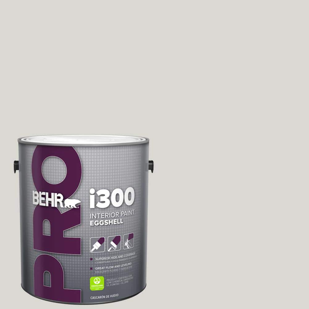 Behr Pro 1 Gal N360 1 Seagull Gray Eggshell Interior Paint Pr33001