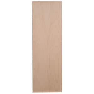 Easthaven Shaker 11.77x35.98x 0.51 in. Wall End Panel in Unfinished Beech