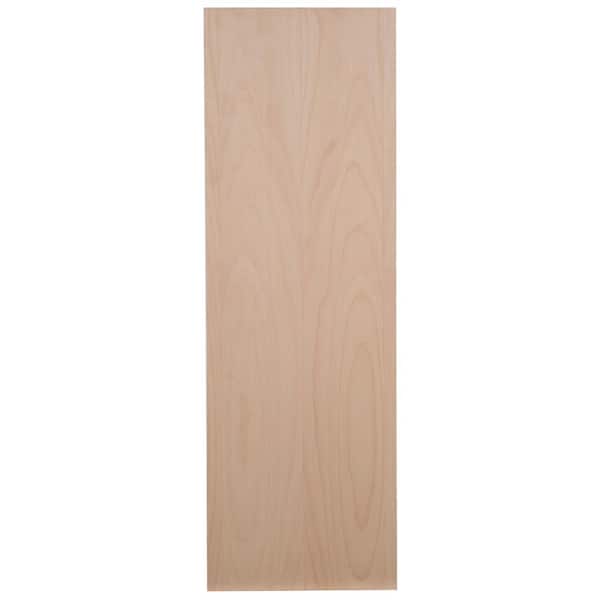 Hampton Bay Easthaven Shaker 11.77x35.98x 0.51 in. Wall End Panel in Unfinished Beech