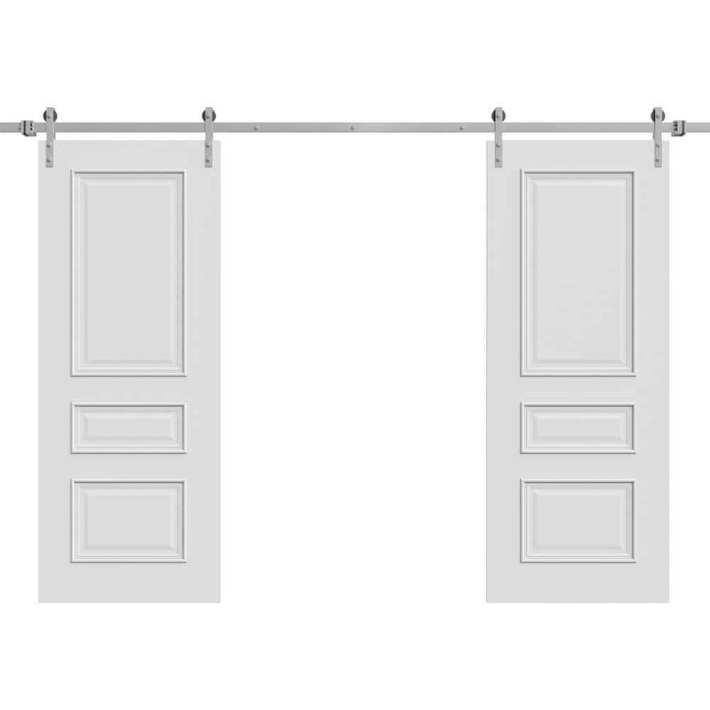 7833 36 in. x 96 in. Sold Core White Enamel Color Wood Sliding Barn Door with Hardware Kit price history on PriceWatchPro