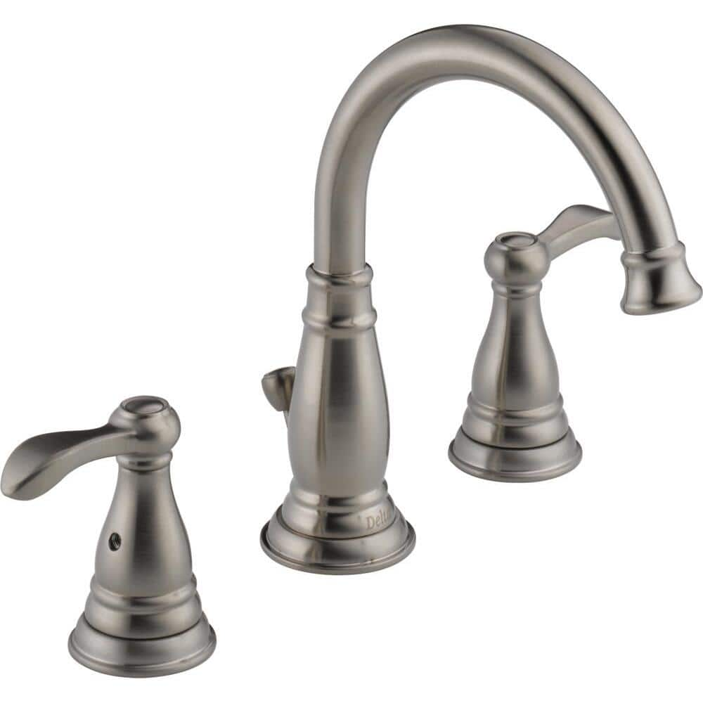 Delta Windemere 2-Handle Standard Kitchen Faucet with Side Sprayer in ...