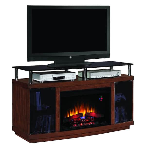 Classic Flame Drew 54 in. Media Mantel Electric Fireplace in Autumn Birch