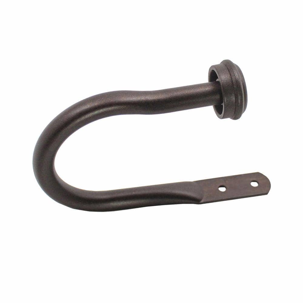 Decopolitan Northbranch Copper Steel Hook Curtain Holdback (Set of 2