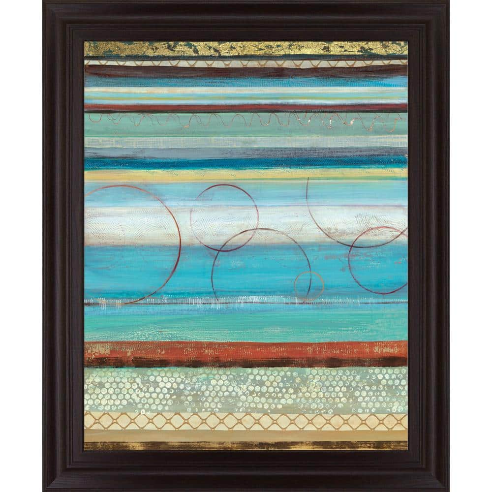 Classy Art Strata I By Tava Studios Framed Abstract Print Wall Art 28 in.  x 34 in. 5388 - The Home Depot