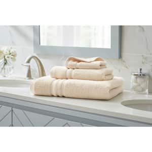 Turkish Cotton Ultra Soft Almond Biscotti Ivory 6-Piece Bath Towel Set
