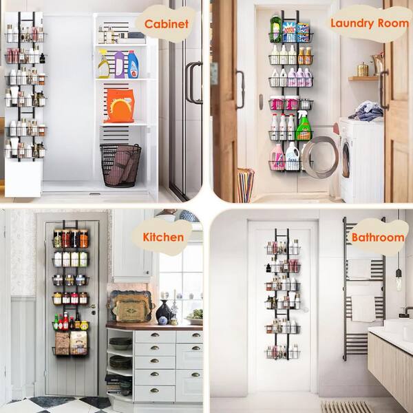Spice Rack Laundry Room Door Organizer Elfa Container Store Over