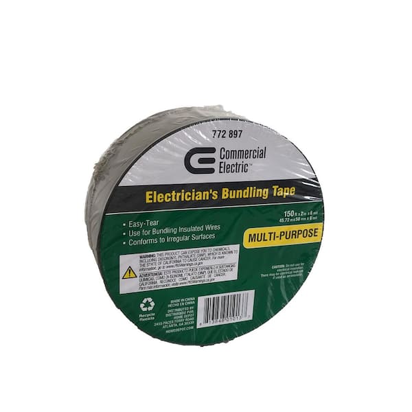 Commercial Electric 1/2 in. x 20 ft. Electric Tape, Multi-Color (6-Pack)  30005336 - The Home Depot