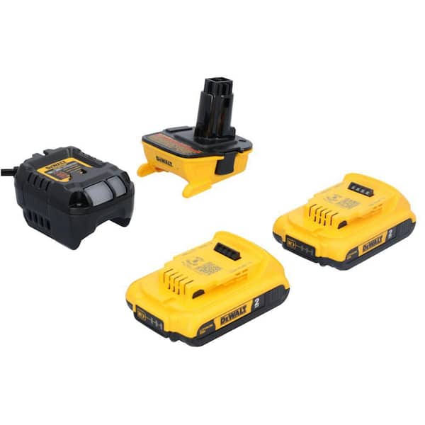 18V to 20V MAX Lithium-Ion Battery Adapter Kit (2 Pack)
