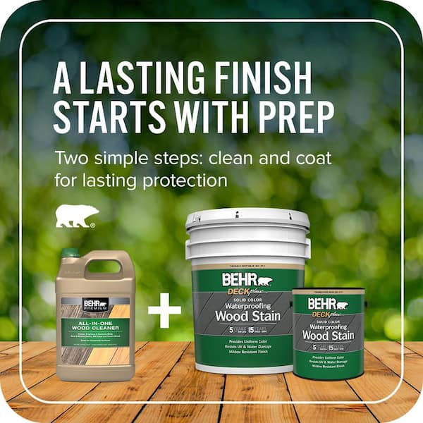 Reviews for BEHR DECKplus 1 gal. #HDC-MD-04 Totally Black Solid