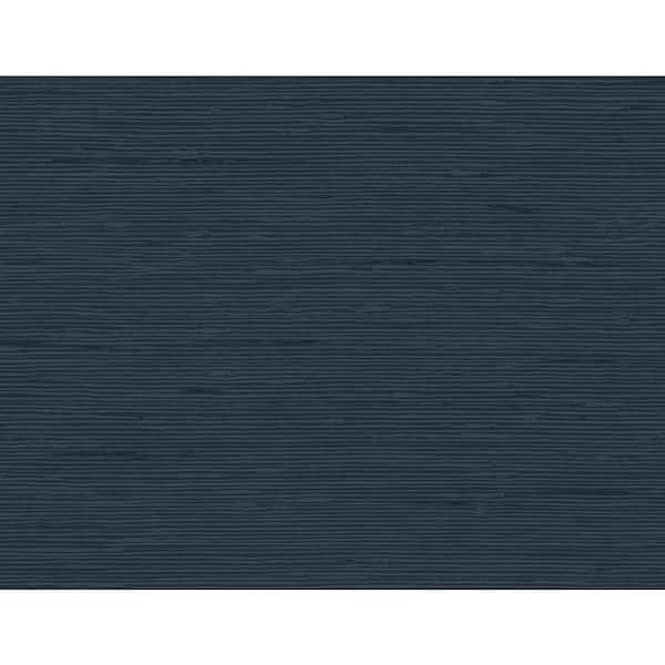 Seabrook Designs 60.75 sq. ft. Blue Oasis Vantaa Embossed Vinyl Unpasted Wallpaper Roll