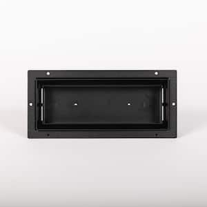 Flush Floor Vent [Luxe] 3 x 10 - Black