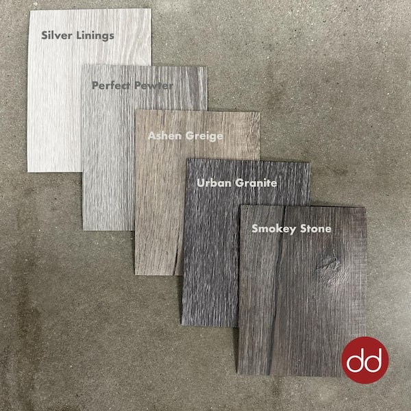 DuraDecor Polished Pro Ultra Thick Ashen Greige 20-mil x 6 in. W x