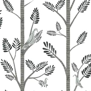 34.17 sq. ft. Aviary Branch Peel and Stick Wallpaper