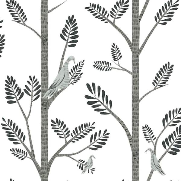 York Wallcoverings 34.17 sq. ft. Aviary Branch Peel and Stick Wallpaper