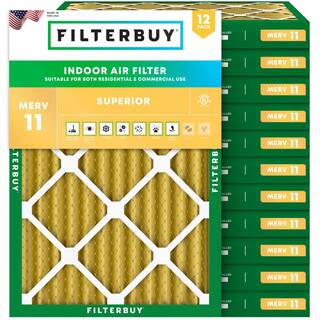 FilterBuy Filtro Aria MERV 8 Pieghettato Per Forno E AC - 22x24x1 Pollici - Confezione Da 2 Filtri Argento - Cattura Polvere, Polline E Peli - Prodotto USA, Durata 3 Mesi