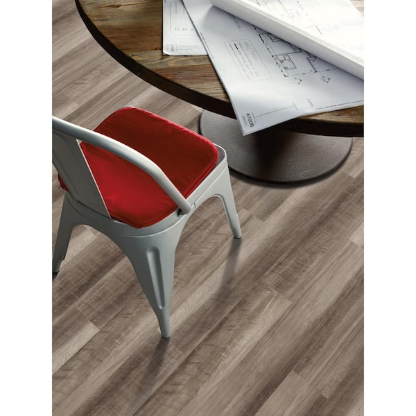 Breckenridge Shelton 12 MIL X 7 in. W X 48 in. L Waterproof Click Lock Vinyl Plank Flooring (18.67 sq. ft./ case )