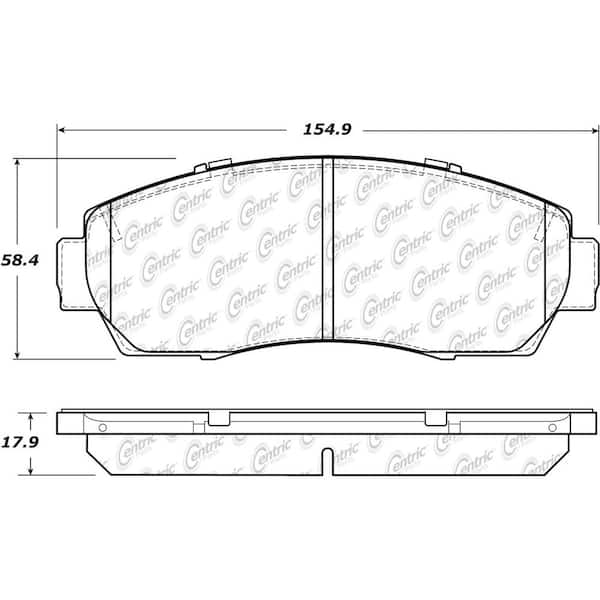 Centric Parts Disc Brake Pad Set