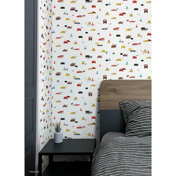 Disney and Pixar Cars Racing Peel and Stick Wallpaper