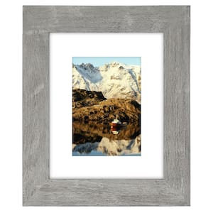 8x10/5x7 Gray Matted Picture Frame