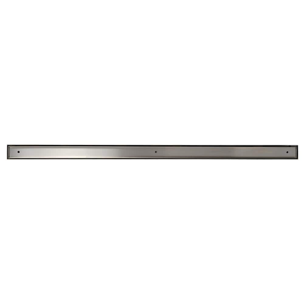 59'' Stainless Steel Linear Shower Drain with Removable Basket Strainer