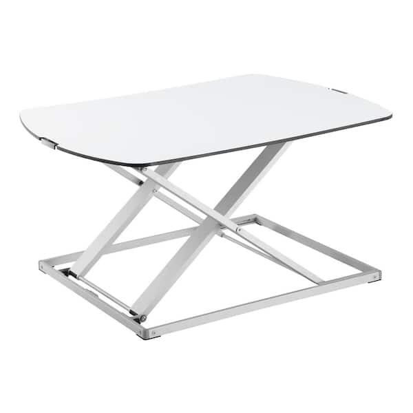 ProHT Quick Release Standing Desk Adjustable Riser in White