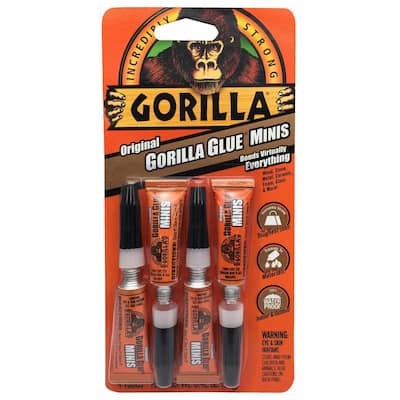 Four 3g Original Glue Mini Tubes (6-Pack)