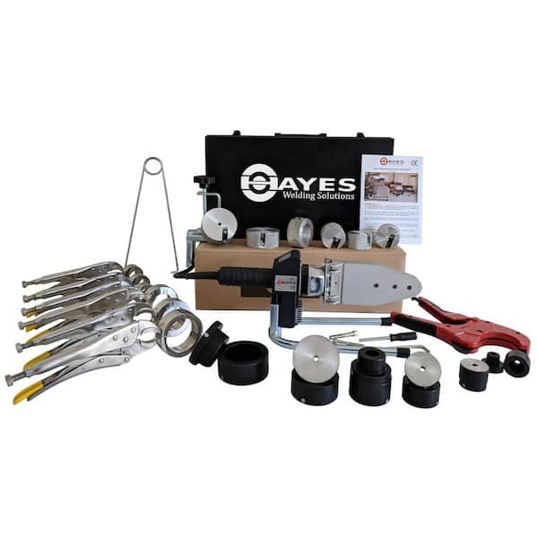 HAYES Welding Solutions Hayes Digital Socket Fusion Pipe Welder Tool Complete Kit (up to 2 in.)