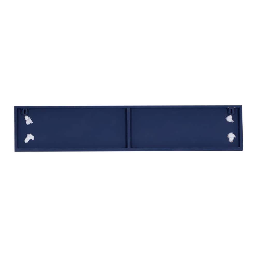 Blue and White Wood Rustic Welcome Wall Sign