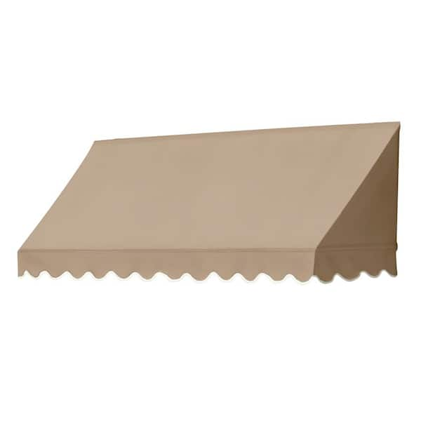 Awnings in a Box 6 ft. Traditional Manually Retractable Awning (26.5 in. Projection) in Sand