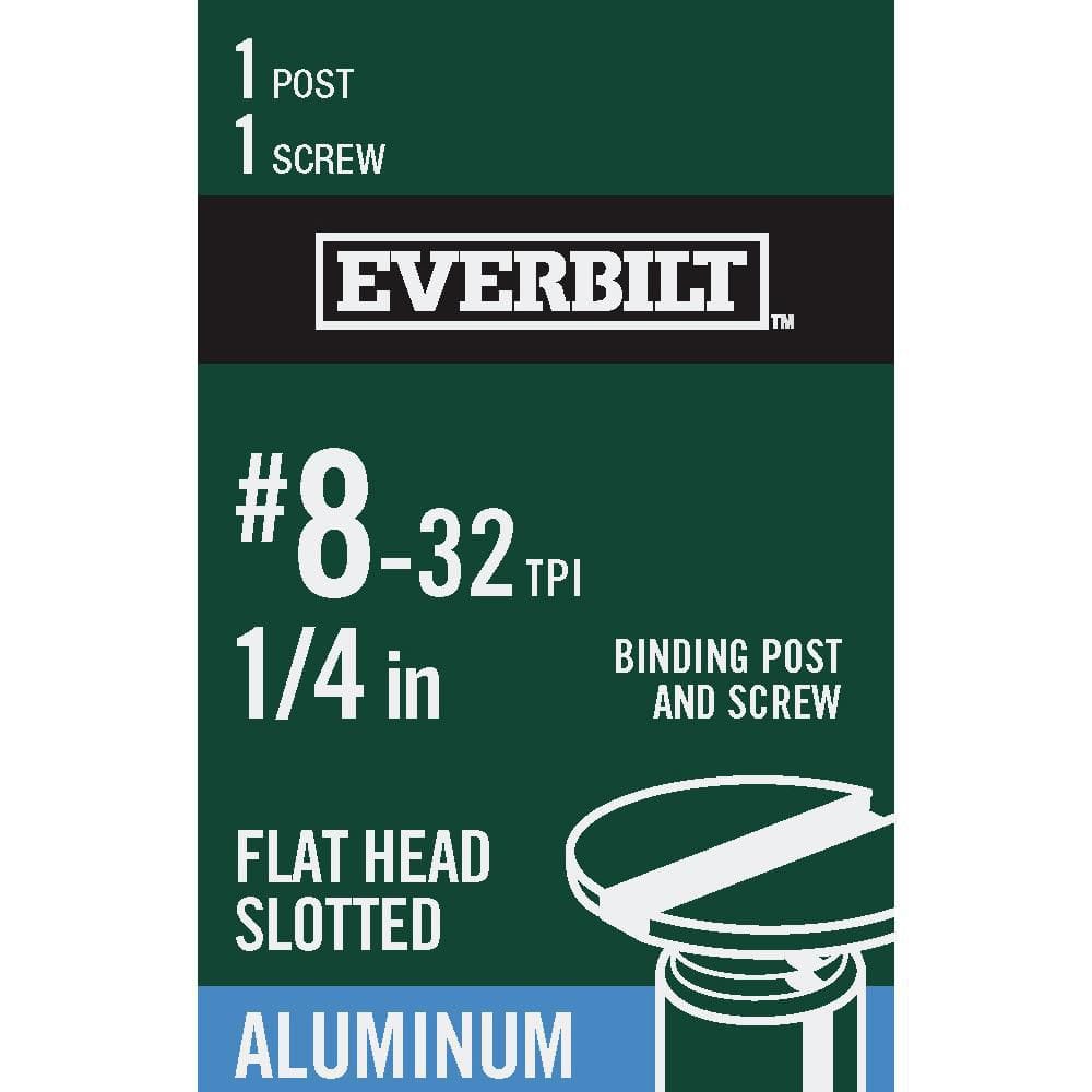 Everbilt 1/4 in. x 1/4 in. Nylon Binding Post with Screw 814798