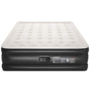 16 in. Queen Air Mattress Inflatable Blow up Portable Camping Bed with Built in Pump