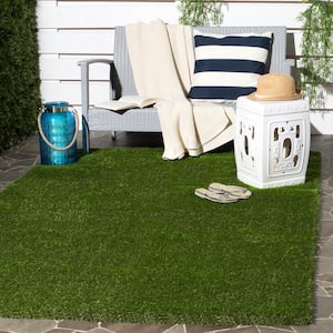Vista Green 4 ft. x 6 ft. Solid Indoor/Outdoor Patio  Area Rug