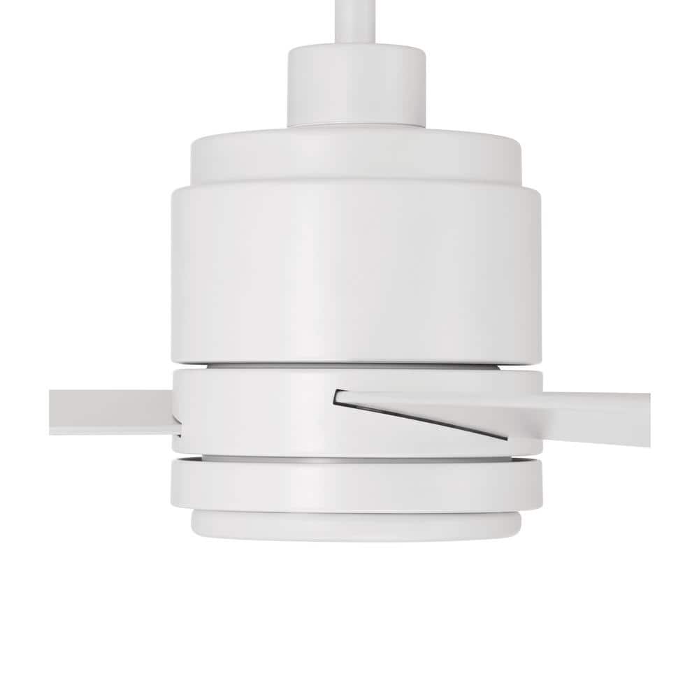 McCoy 52" White Dual Mount Ceiling Fan with LED Light