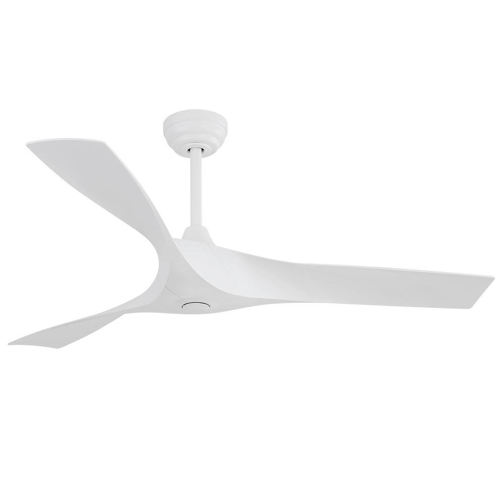 52 in. Indoor Farmhouse Style Downrod White Ceiling Fan for Living Room, Patio price history on PriceWatchPro