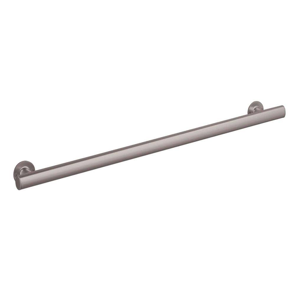 Sterling 36 in. x 1.5 in. Exposed Screw Grab Bar in Nickel 80001036-N ...