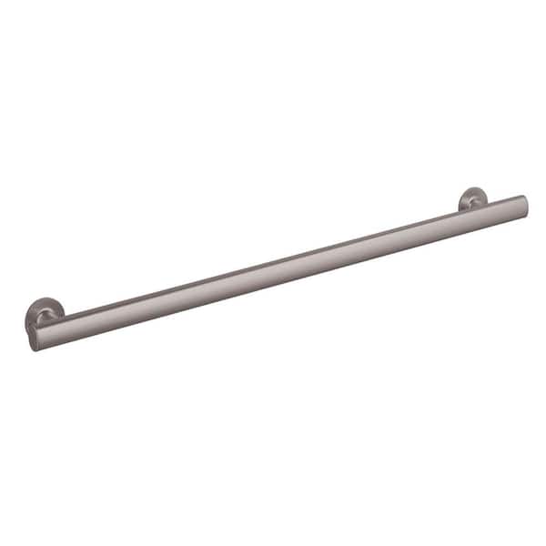 STERLING 36 in. x 1.5 in. Straight Bar with Narrow Grip in Nickel