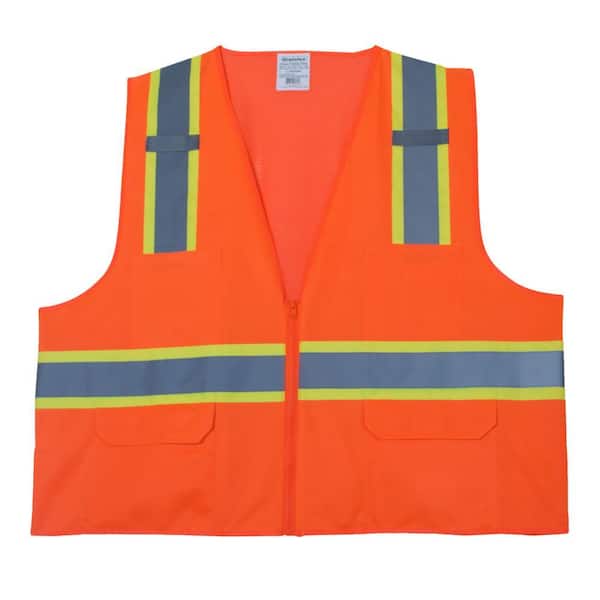 Small High Visibility Class 2 Orange Safety Vest