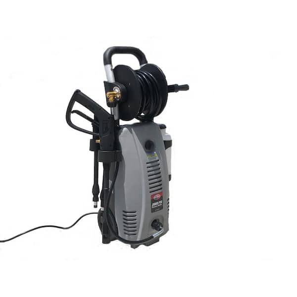 All Power APW5006 2000 PSI 1.6 GPM Electric Pressure Washer with Hose Reel for Buildings, Walkway, Vehicles and Outdoor Cleaning - 3