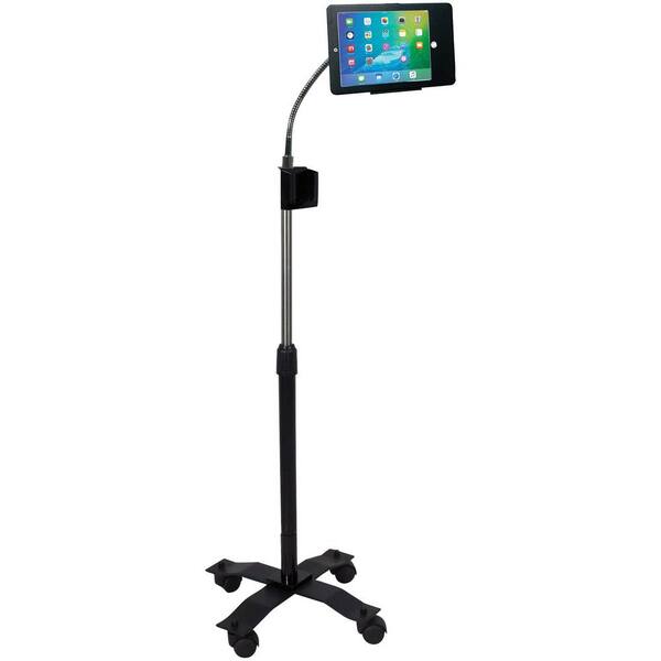 CTA Compact Security Gooseneck Floor Stand for iPad (Gen 56), iPad Pro 9.7 and iPad Air