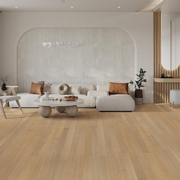 Bandera French Oak 1/2 in. T x 5 in. W Tongue and Groove Wire Brushed Engineered Hardwood Flooring (26.9 sq. ft. / case)