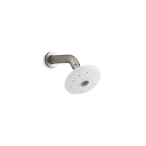 Exhale B120 4-Spray Patterns 1.75 GPM 4.81 in. Wall Mount Fixed Showerhead in Vibrant Brushed Nickel