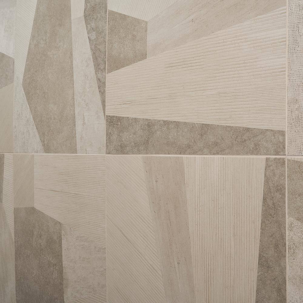 Taupe Large Format Matte Porcelain Floor and Wall Tile