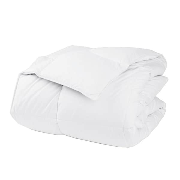 The Company Store LaCrosse Medium Warmth White Queen Down Comforter ...