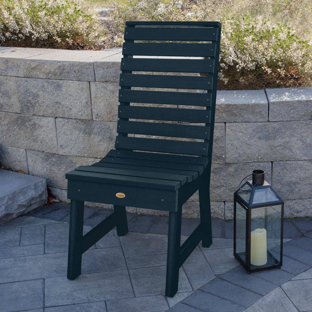 Weatherly Federal Blue Recycled Plastic Dining Side Chair price history on PriceWatchPro