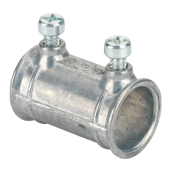 BRIDGEPORT 1/2 in. EMT Set Screw Couplings (100Pack) 240DCHD