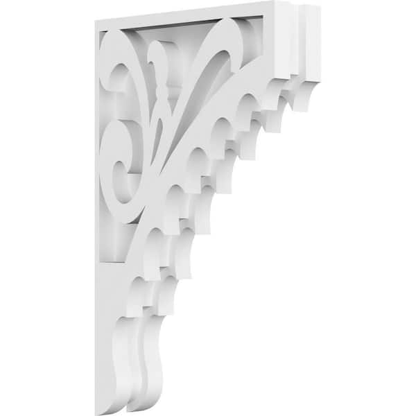 Ekena Millwork Genova 1.5 in. W x 11 in. H x 6.5 in. D Signature Urethane Polyurethane Corbel